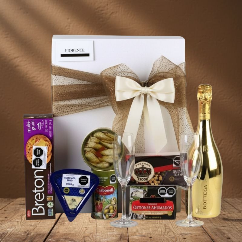 Caja Gourmet "Golden Celebration": Bottega Gold & Selección Europea.