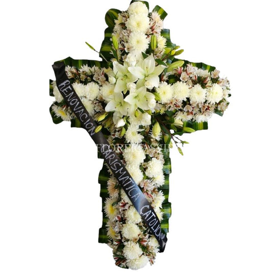 Glory Cross Flower Arrangement