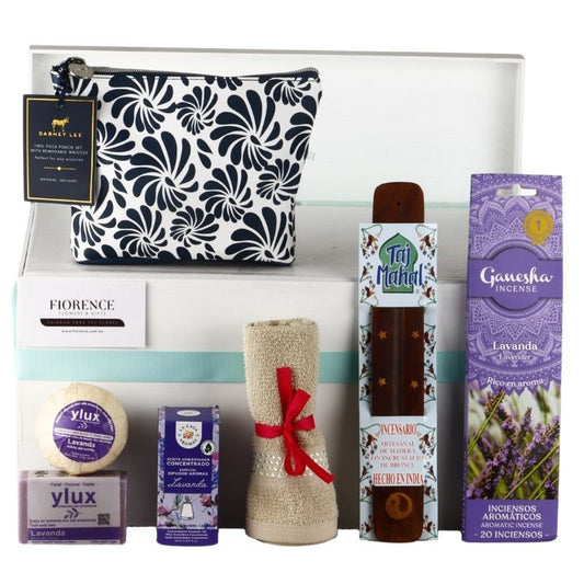Relaxation Beauty Set and Cosmetic Bag.