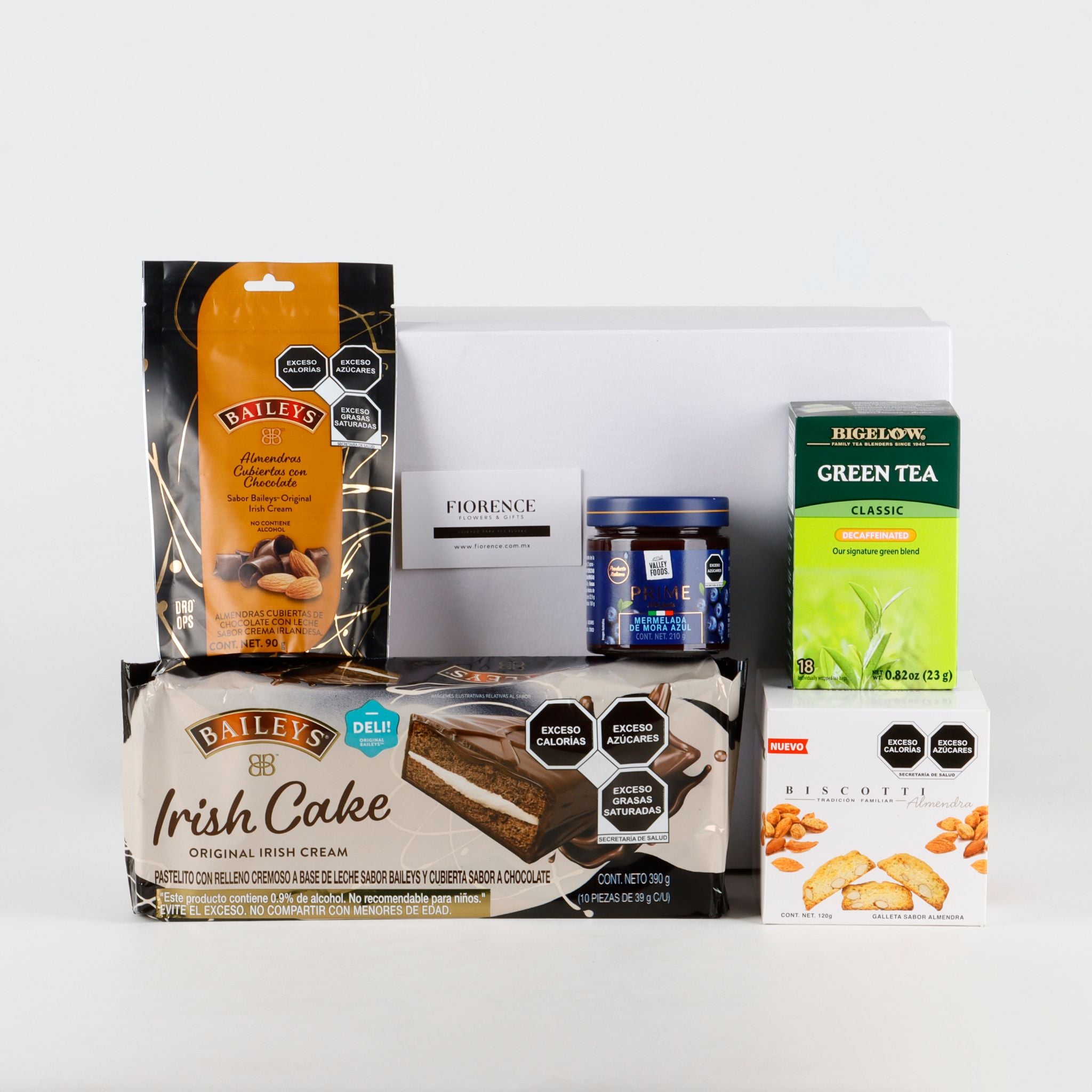 Regalo Dulce Gourmet con Biscottis, Pastelitos Sabor Baileys y Más