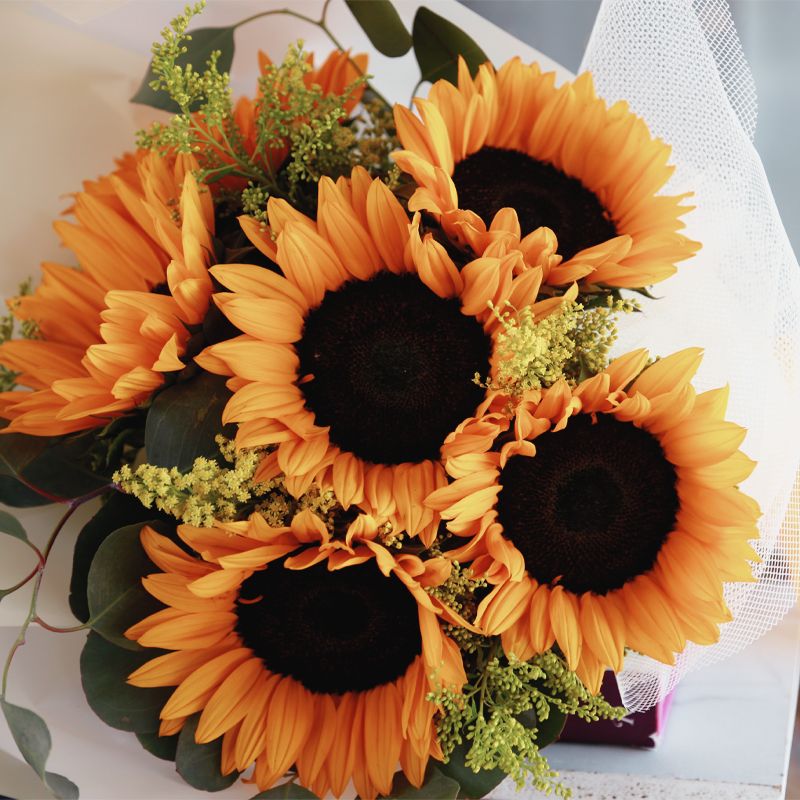 Bouquet Clásico de Girasoles