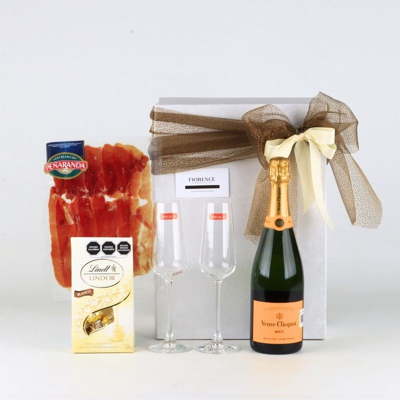 Set Gourmet "Champagne & Serrano": Veove Clicquot y Maridaje de Lujo