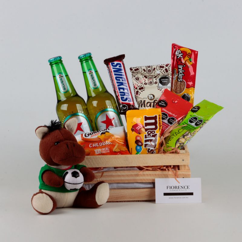 Soccer Horse Munchies Set: Premium Brews & Game Day Snacks